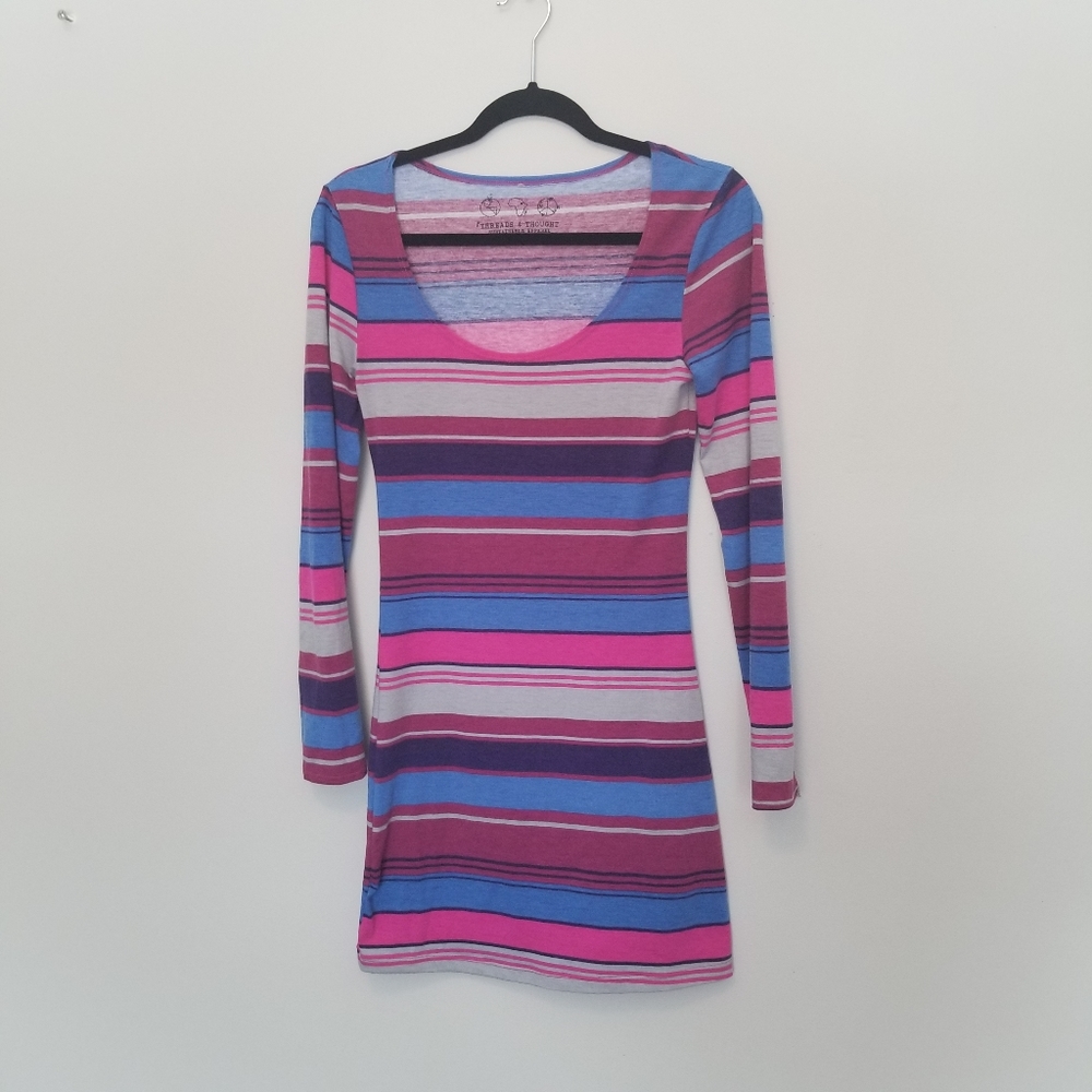 Striped dress/ tunic Threads for Thought